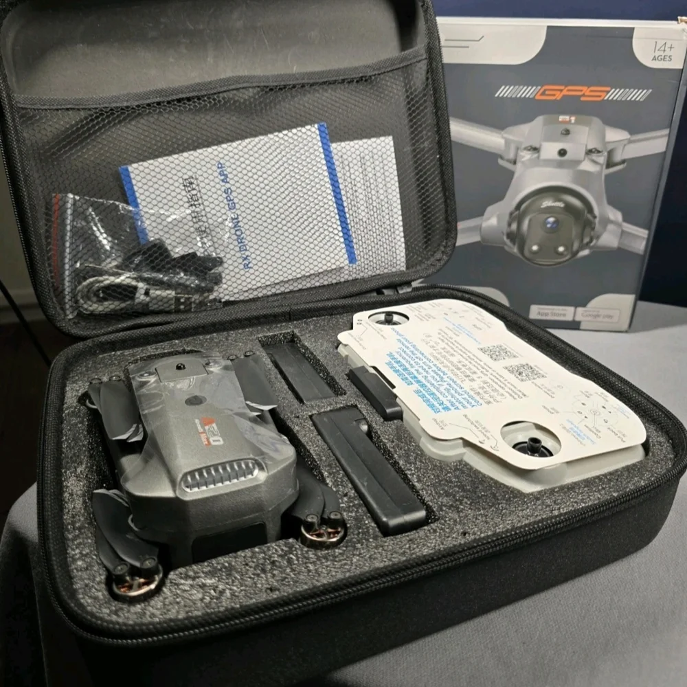 AE20 GPS Aero Max Drone with Dual Cameras - Gray